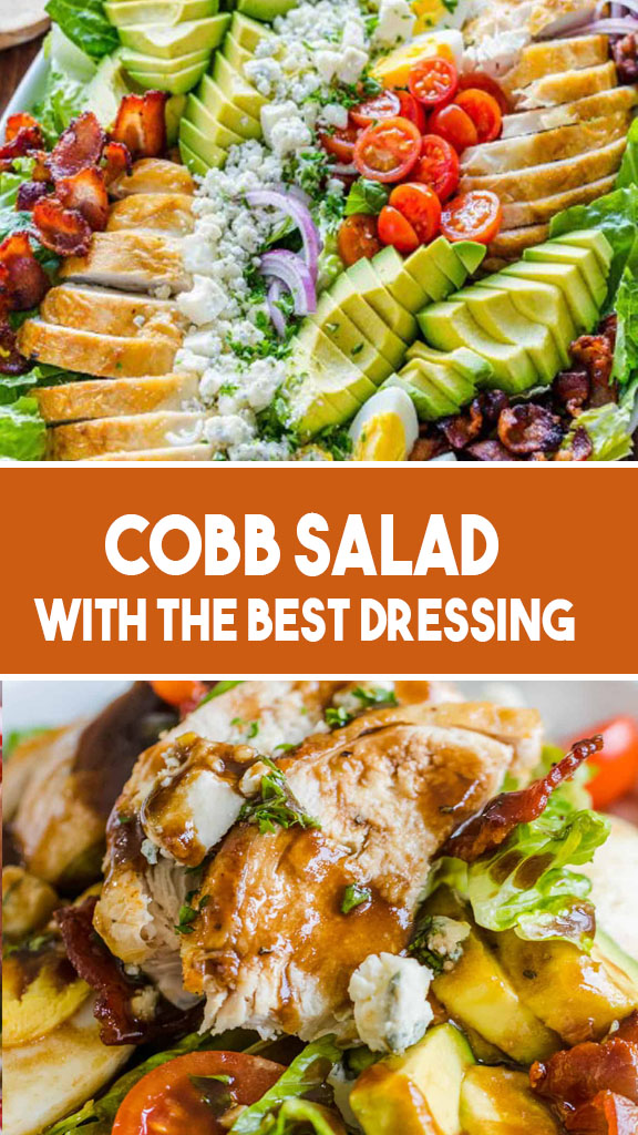 Cobb Salad with the Best Dressing - WEEKNIGHT RECIPES